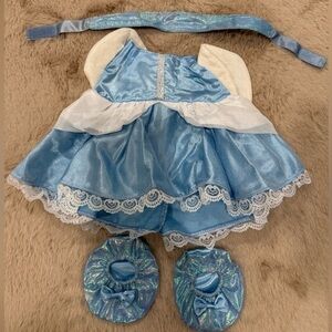Build A Bear BAB - Blue Cinderella Princess Dress